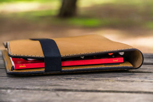 Moleskine Professional Workbook A4 Cover, Leather Compendium - Natural-Galen Leather