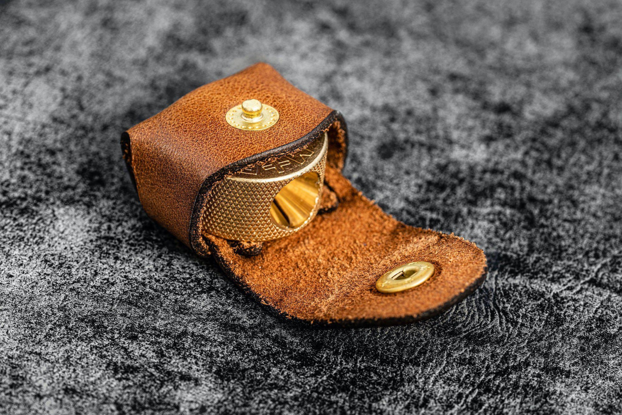Möbius & Ruppert (M+R) Brass Pencil Sharpeners with Leather Case ...