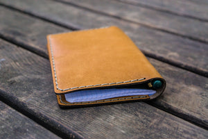 No.33 Personalized Leather Field Notes Cover - Natural-Galen Leather