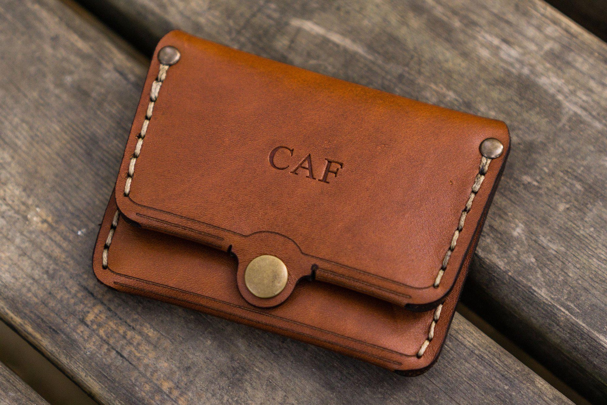 Handmade Leather Slim Card Wallets - No Bulge Design - Galen Leather