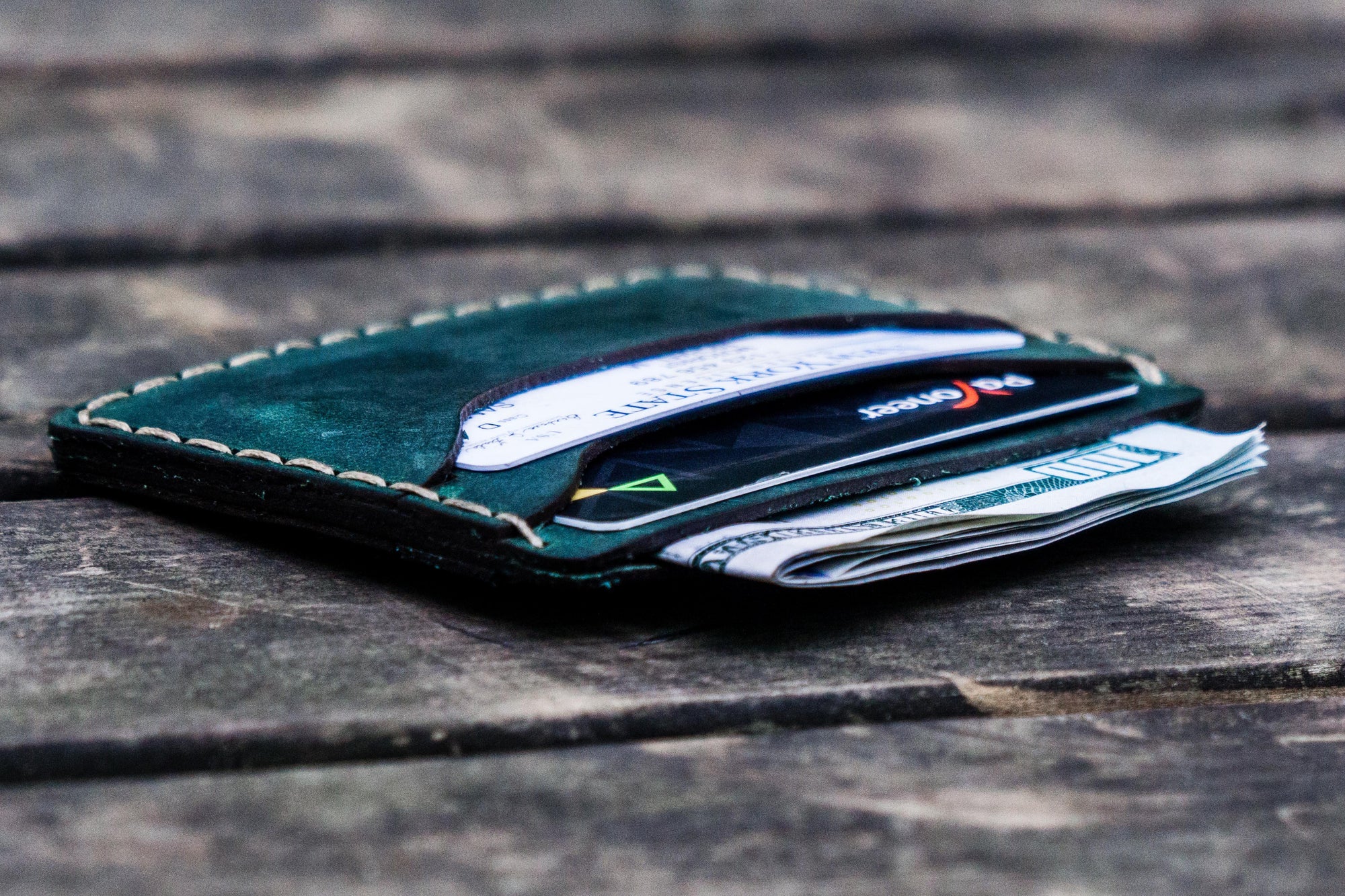 小物 FUNNY vintage leather wallet Crazy Horse Leather Vintage Wallet DIY Kit – CUCUBIRD