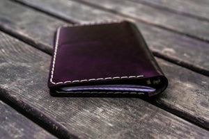 No.44 Personalized Leather Field Notes Cover - Dark Brown-Galen Leather