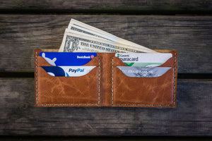 Handmade Leather Wallets, Rugged Rustic Reliable