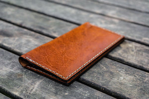 No.49 Handmade Leather Women Wallet - Brown-Galen Leather