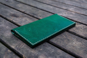 No.49 Handmade Leather Women Wallet - Green-Galen Leather