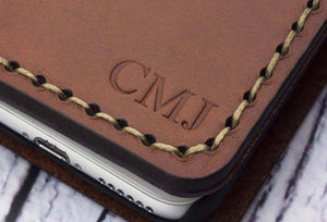 Personalized iPad Mini , Mini 2, Mini 3, Mini 4 Leather Sleeve-Galen Leather