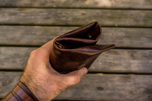 Personalized Leather Pen Roll - Brown-Galen Leather