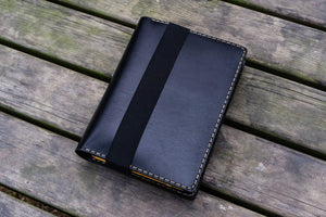 Refillable Leather Journal Leuchtturm1917 A5 Cover - Black-Galen Leather