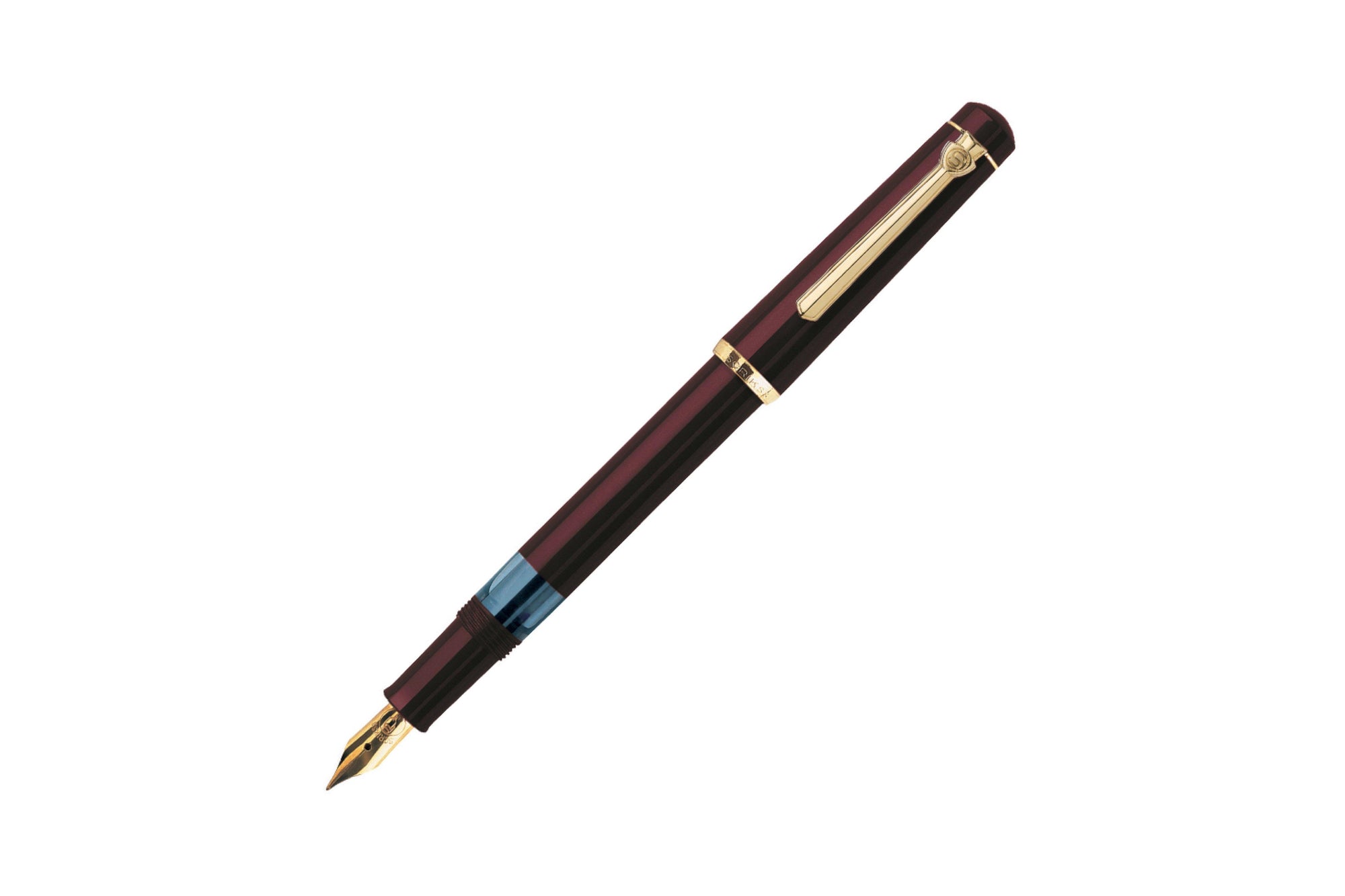 Scrikss 419 Fountain Pen - Burgandy | Online at Galen Leather