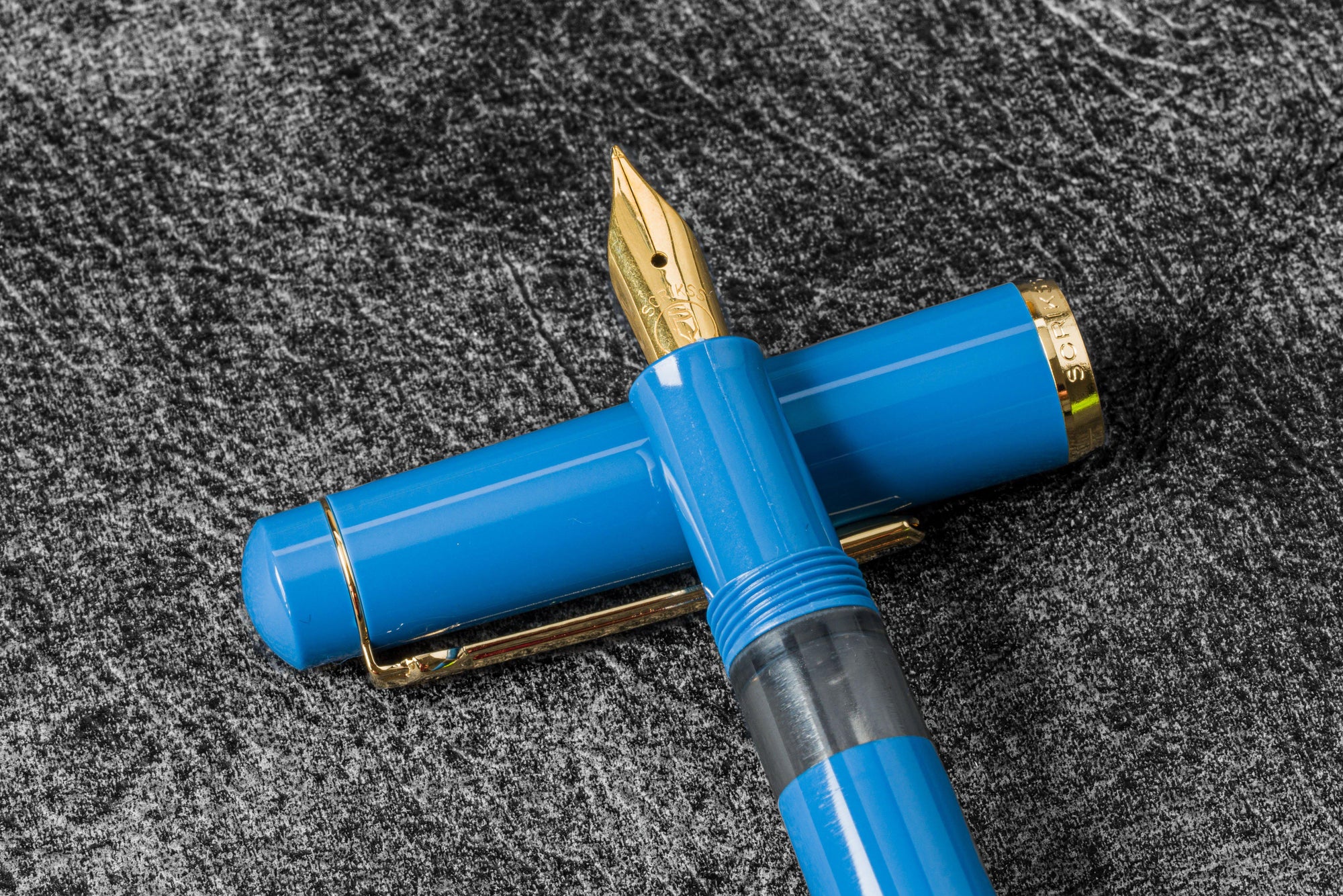 Scrikss 419 Fountain Pen - Indigo | Buy Online at Galen Leather