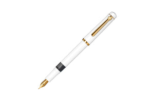 Scrikss 419 Fountain Pen White-Galen Leather