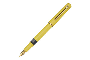 Scrikss 419 Fountain Pen Yellow-Galen Leather