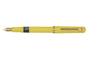 Scrikss 419 Fountain Pen Yellow-Galen Leather