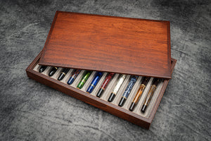 Stack & Store Wood Pen Display Box - With Wood Lid-Galen Leather