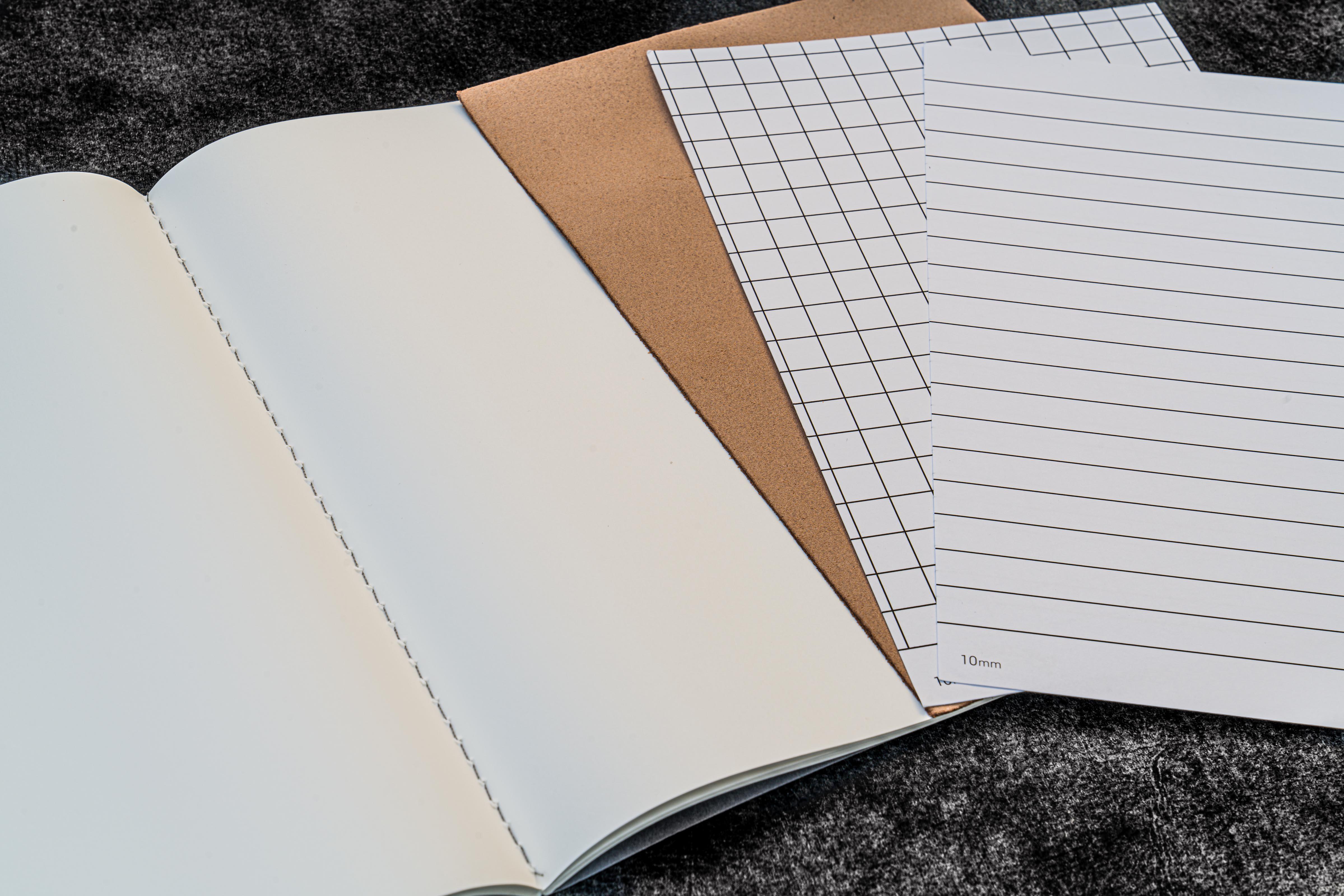 Pocket Size Notebook (3 Pack) ft. Tomoe River Paper | Galen Leather