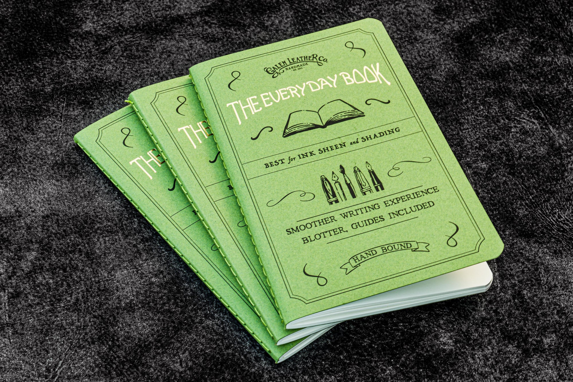 The EveryDay Book - Tomoe River Paper - Set of 3 - Pocket Size-Galen Leather