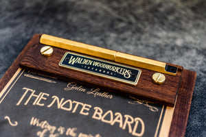 The Note Board - Wooden Rhodia Notepad Holder - Mahogany-Galen Leather