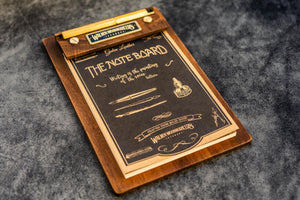 The Note Board - Wooden Rhodia Notepad Holder - Walnut-Galen Leather
