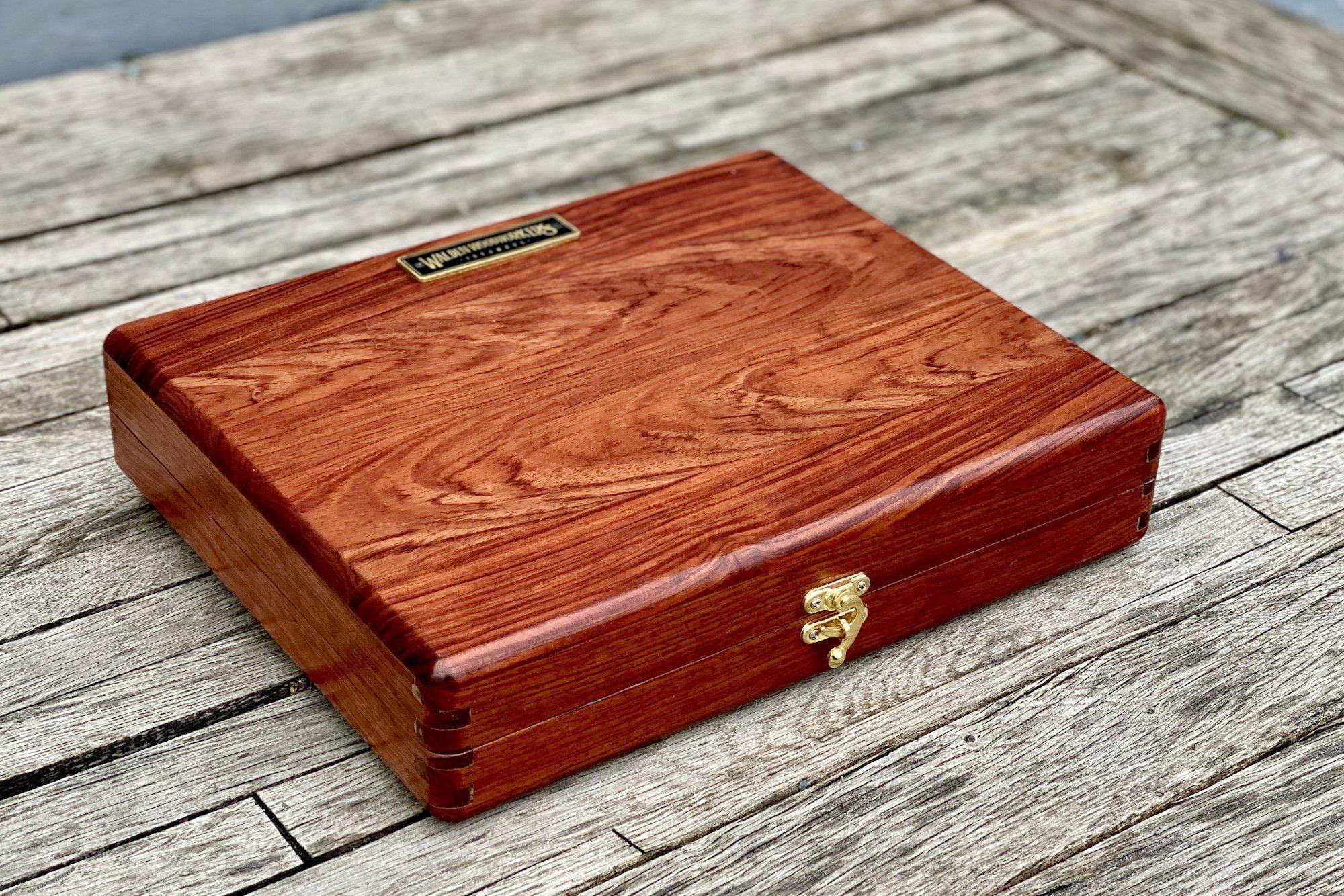 The Writing Box - Limited edition - Rosewood Galen Leather