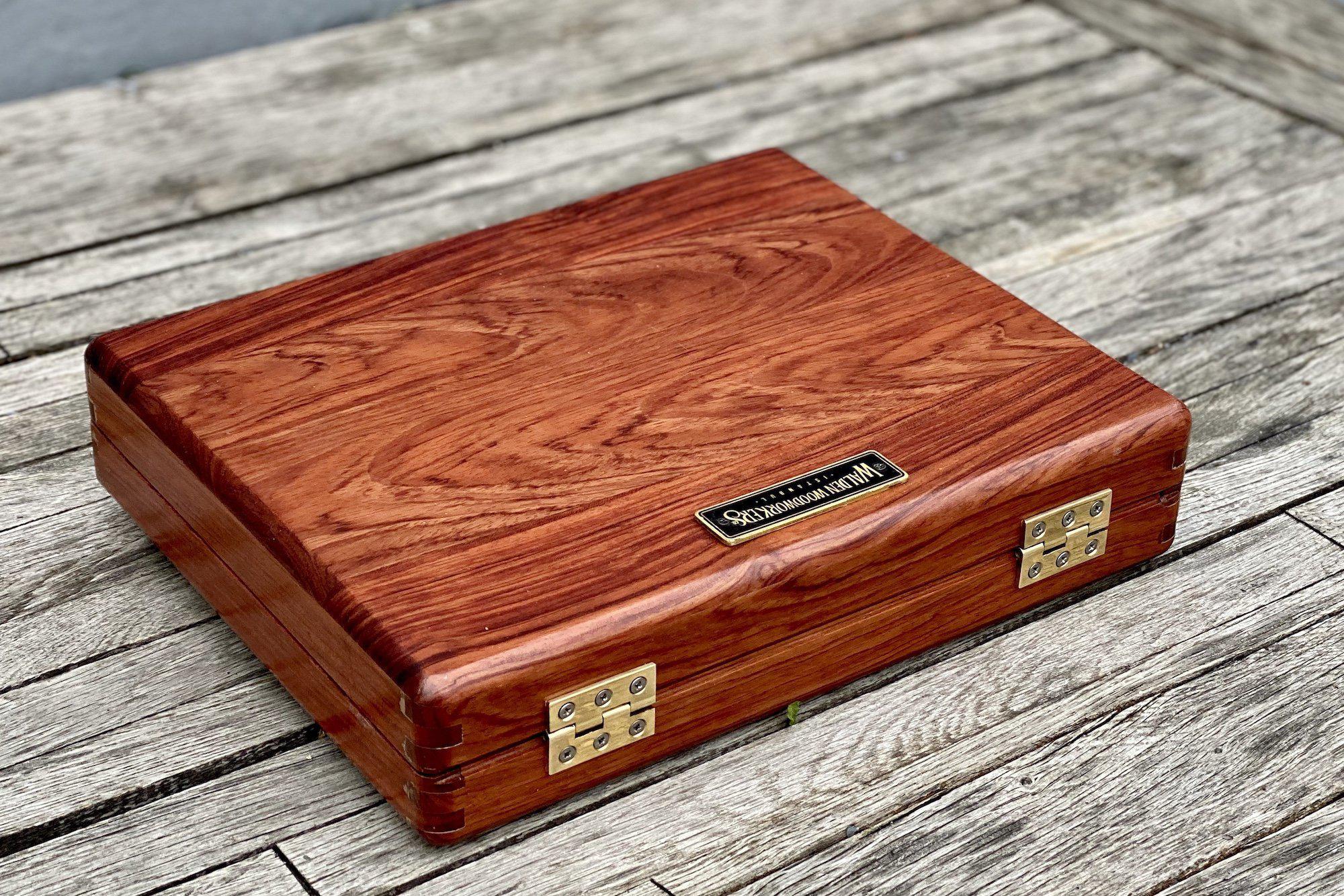 The Writing Box - Limited edition - Rosewood Galen Leather