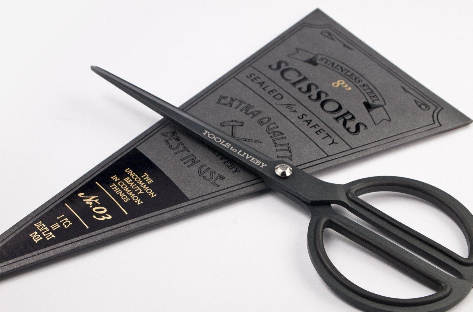 Black Scissors 8 - Japanese Stainless Steel - Galen Leather