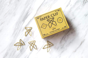 Tools to Liveby Brass Paper Clips (Ideal)-Galen Leather