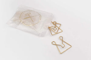 Tools to Liveby Brass Paper Clips (Mcgill)-Galen Leather