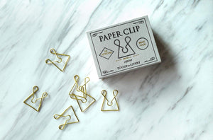 Tools to Liveby Brass Paper Clips (Mcgill)-Galen Leather