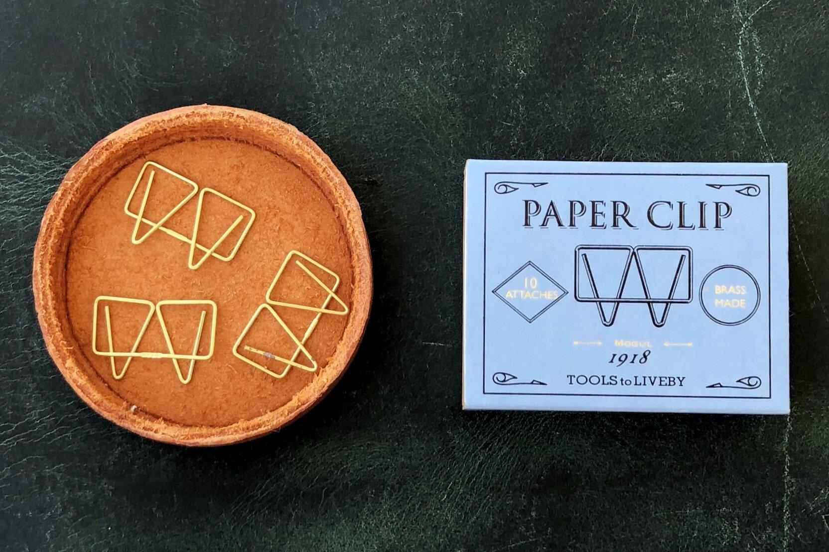 Tools to Liveby Brass Paper Clips (Mogul)-Galen Leather