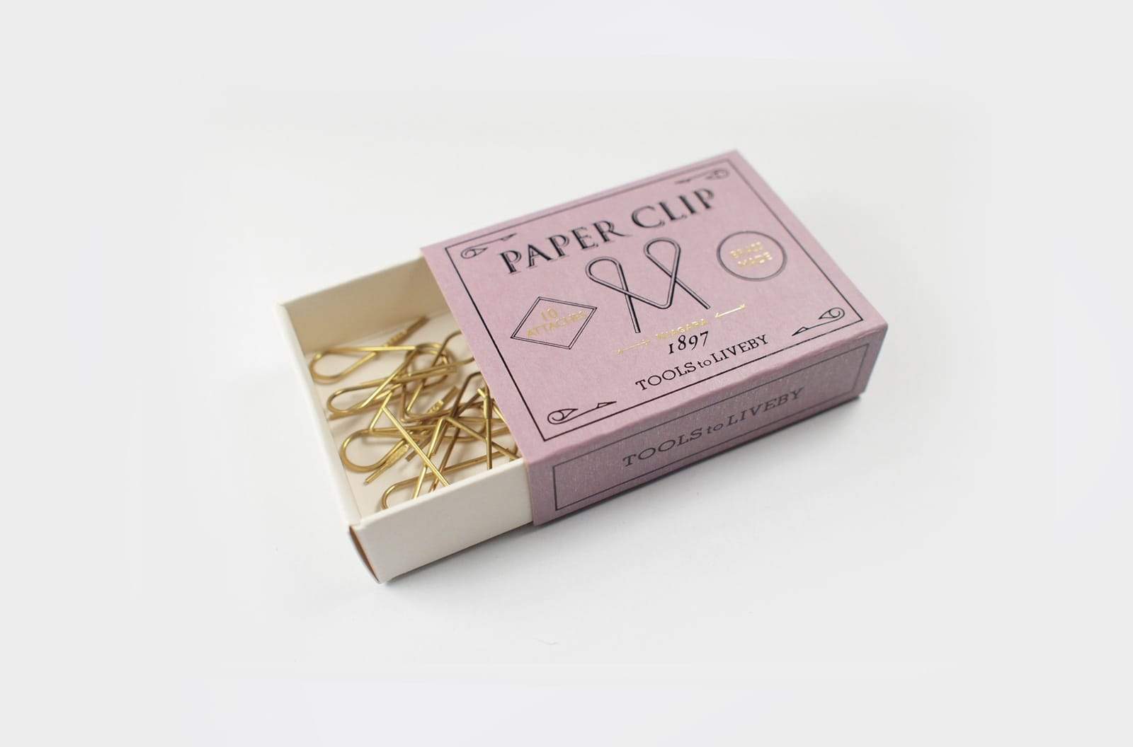 Tools to Liveby Brass Paper Clips (Niagara) - Buy Now - Galen Leather