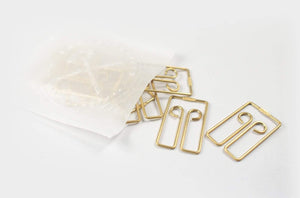 Tools to Liveby Brass Paper Clips (Owl)-Galen Leather