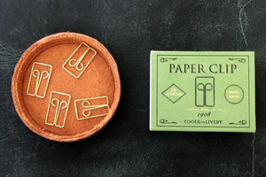 Tools to Liveby Brass Paper Clips (Owl)-Galen Leather