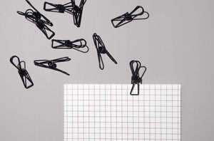 Tools to Liveby Wire Clips (Black Paper Clips)-Galen Leather