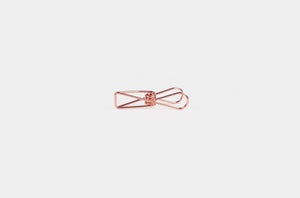 Tools to Liveby Wire C.lips (Rose Gold Paper Clips)-Galen Leather