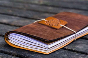 Traveler's Notebook Leather Cover-Crazy Horse Tan-Galen Leather