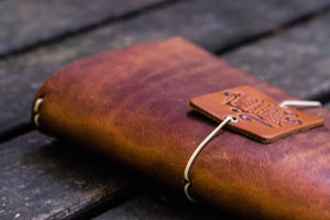 Traveler's Notebook Leather Cover-Crazy Horse Tan-Galen Leather