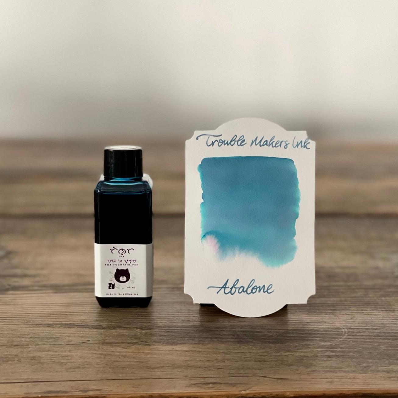 abalon　インクグレード Troublemaker Abalone Ink - 60 ml - Galen Leather