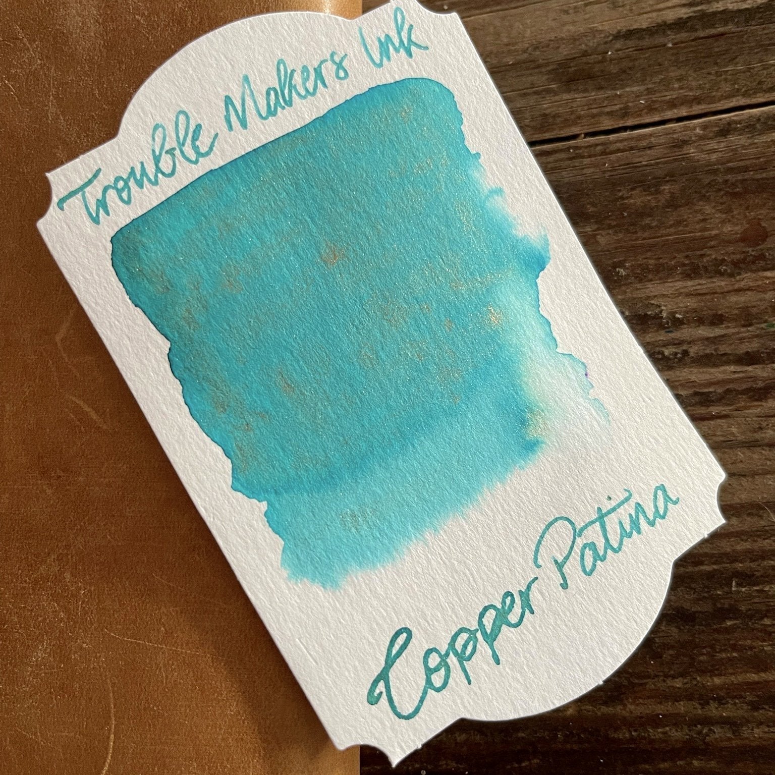 Troublemaker Copper Patina Shimmer Ink-bottle