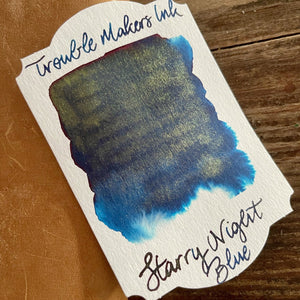 Troublemaker Starry Night Shimmer Blue Ink-bottle