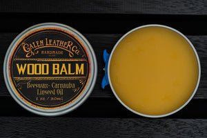 Wood Balm All Natural-Galen Leather