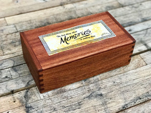 Wood Memory Box-Galen Leather