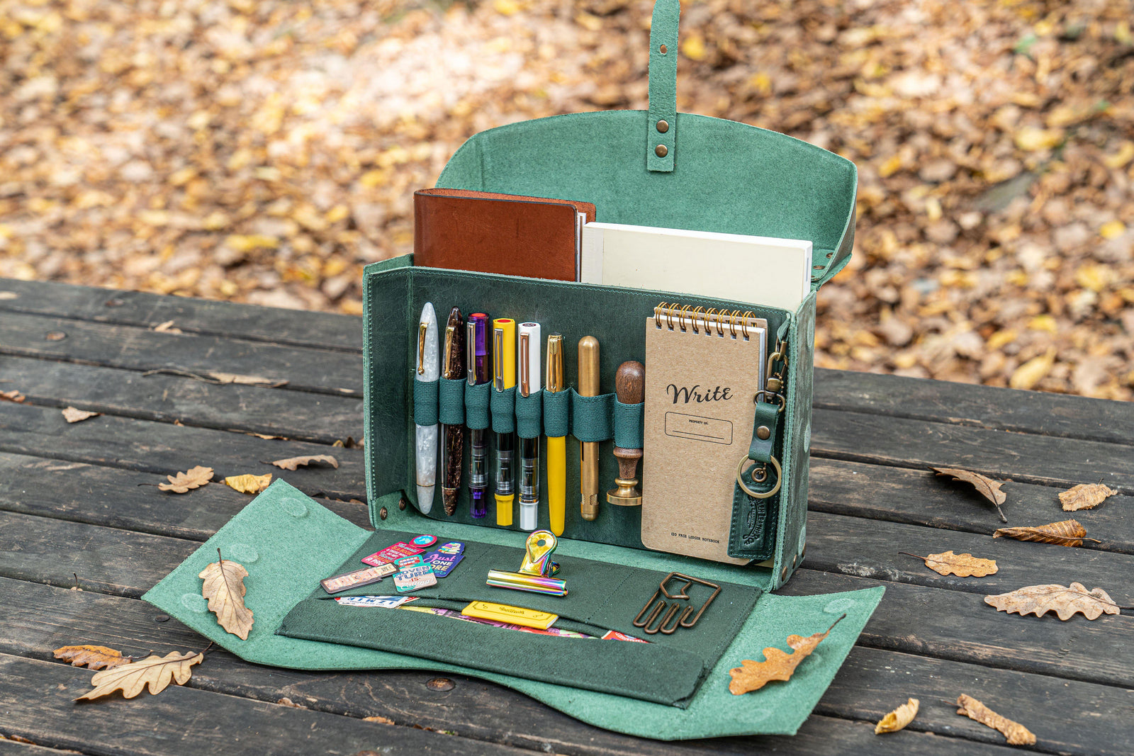 Leather Writer's Medic Bag - Crafted for Writers & Artists