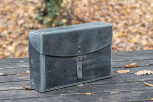 Writer's Medic Bag - Crazy Horse Smoky-Galen Leather