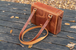 Writer's Medic Bag - Crazy Horse Tan-Galen Leather