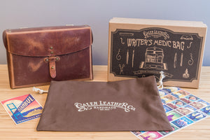 Writer's Medic Bag - Crazy Horse Tan-Galen Leather