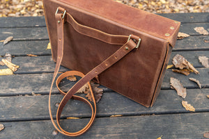 Writer's Medic Bag XLarge - Crazy Horse Tan-Galen Leather