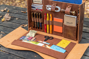 Writer's Medic Bag XLarge - Crazy Horse Tan-Galen Leather